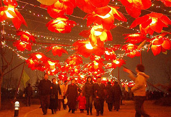 Spring Festival lantern fair in Beijing