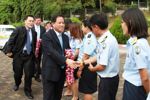 国家海洋局局长刘赐贵访问泰国普吉海洋
