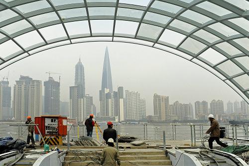 上海十六铺码头改造工程进展顺利