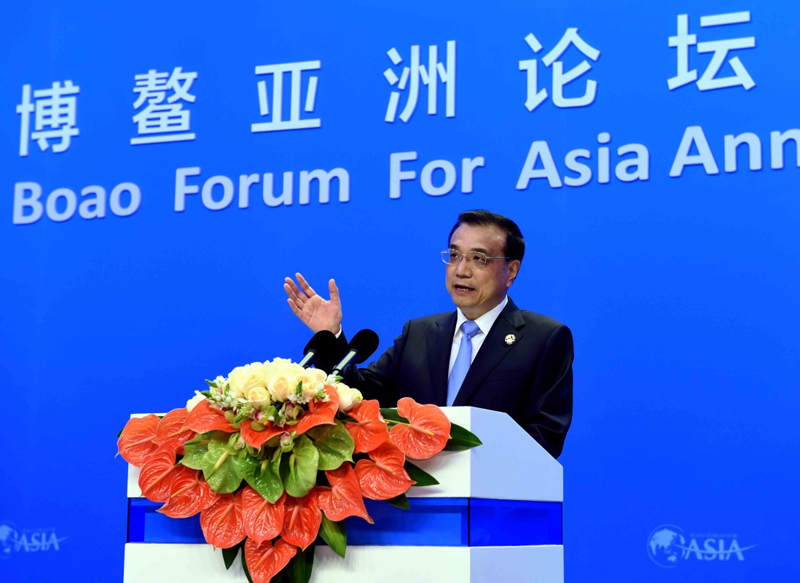 3月24日，国务院总理李克强出席博鳌亚洲论坛2016年年会开幕式，并发表题为《共绘充满活力的亚洲新愿景》的主旨演讲。