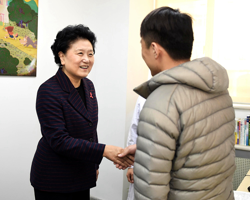 12月1日，在第29个世界艾滋病日之际，中共中央政治局委员、国务院副总理、国务院防治艾滋病工作委员会主任刘延东深入基层考察艾滋病防治工作并召开座谈会。