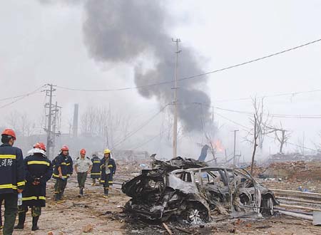 南京化工厂发生爆炸事故