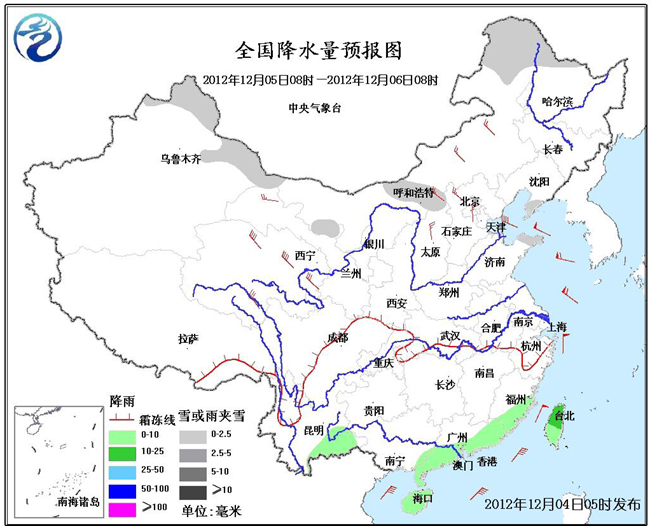 黑龙江东部有较强降雪 北方地区多冷空气活动图片