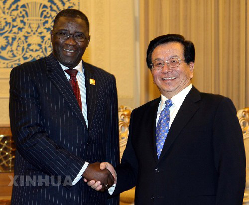 曾庆红会见几内亚外交和国际合作国务部长