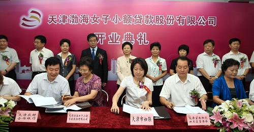 全国妇联系统首家小额贷款公司在天津成立