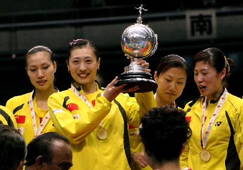 中国女羽第十次捧起尤伯杯