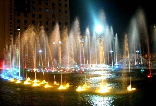 芜湖大型景观音乐喷泉亮相