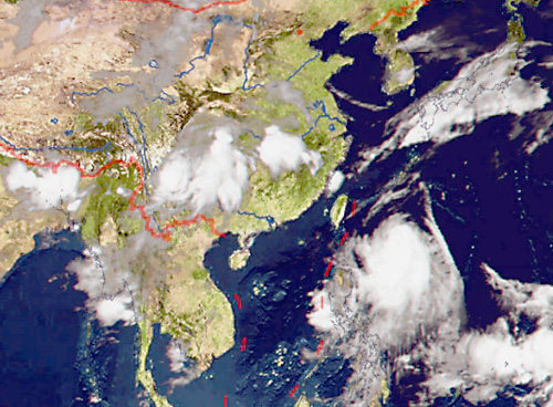 强台风艾云尼8日晚入东海 明起外围影响上海