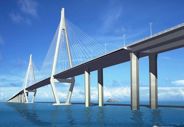 世界最长跨海大桥杭州湾跨海大桥5月1日全线