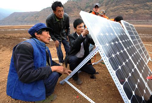 太阳能水泵助灾区低碳救灾