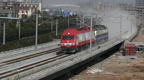 沪宁城际铁路开始列车机组联调联试运行