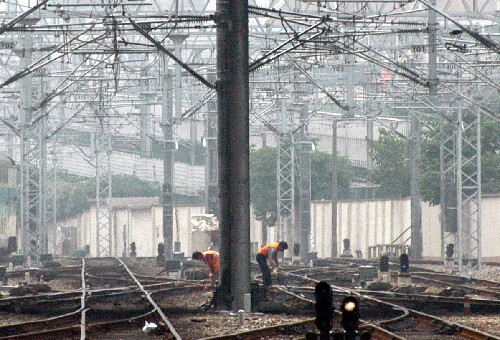 京沪线上海站电气化改造进入最后调试阶段