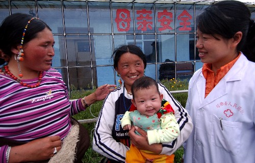 甘肃藏区孕产妇入院分娩率显著提高