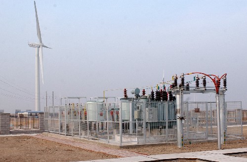 中国广东核电集团大安风电项目一期并网发电