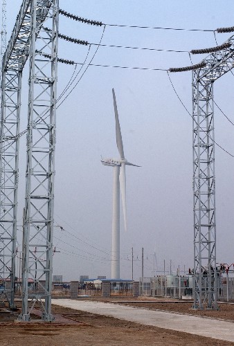 中国广东核电集团大安风电项目一期并网发电
