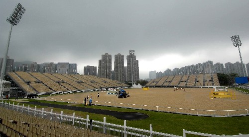 位于香港沙田的北京奥运马术比赛主赛场已经竣