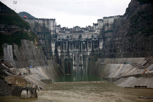 贵州构皮滩水电站工程进展顺利