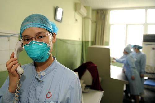 探访内地首例甲型h1n1流感患者收治医院隔离