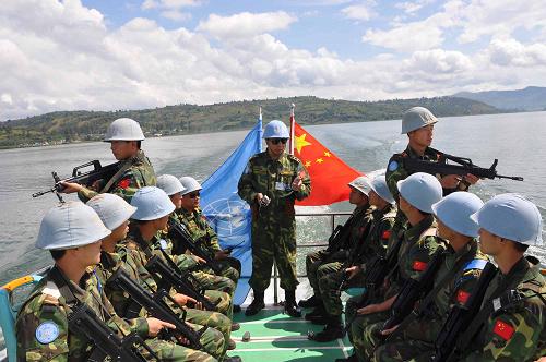 中国赴刚果(金)维和工兵分队加强战备演练确保