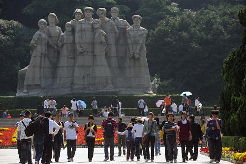 南京爱国主义教育基地成为国庆长假旅游热地