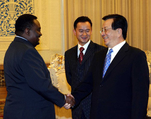 曾庆红见刚果(金)副总统和安哥拉总理