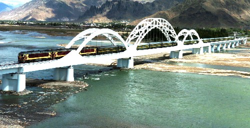 拉萨河铁路桥