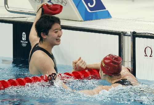 [游泳]刘子歌200米蝶泳夺冠破世界纪录 焦刘洋