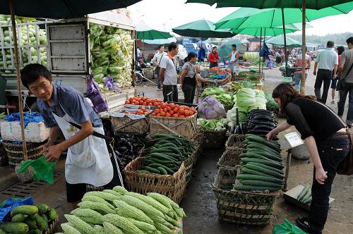 成都积极发展农产品市场保障蔬菜充足供应