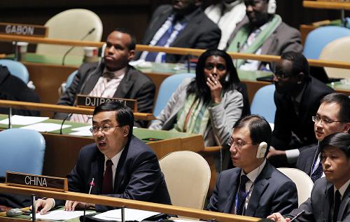 联合国大会通过有关叙利亚问题决议 中国投反