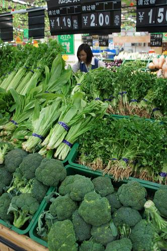 近日全国蔬菜价格整体止降企稳