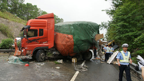 广东省博罗县发生一起交通事故