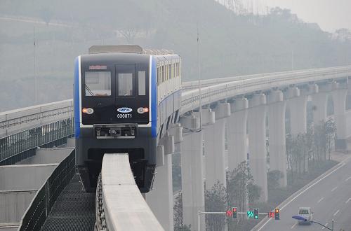 重庆轨道交通三号线即将全线开通试运营