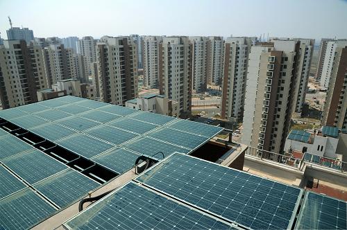 天津最大民用光伏发电项目即将并网发电