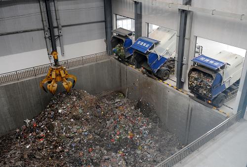 河南新密现代化垃圾处理设备正式投入运营
