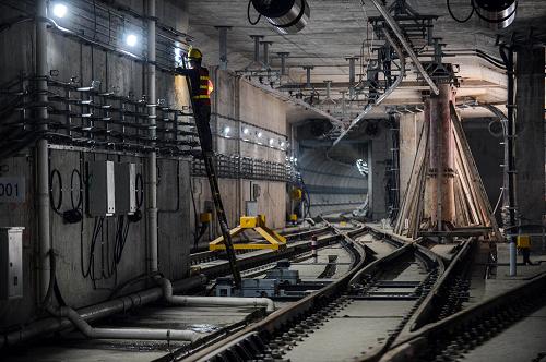 杭州地铁2号线东南段进入最后机电安装阶段