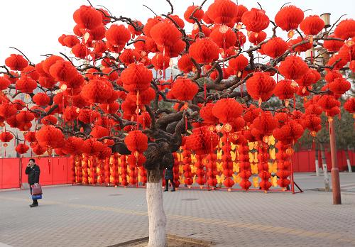 北京喜气洋洋迎春节