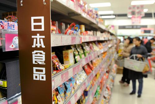 青岛:禁止日本食品进口 市面多为存货