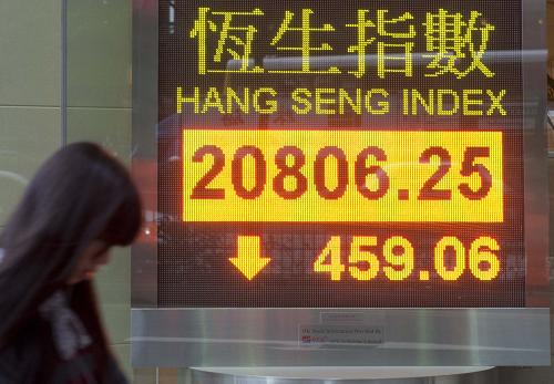 香港恒生指数下跌459.06点