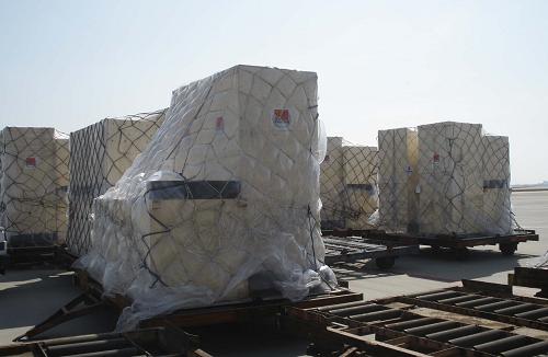 中国援助日本的第三批救援物资启运
