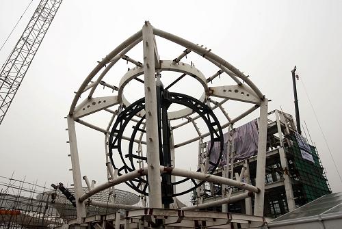 2010年上海世界博览会台湾馆10日实现结构封