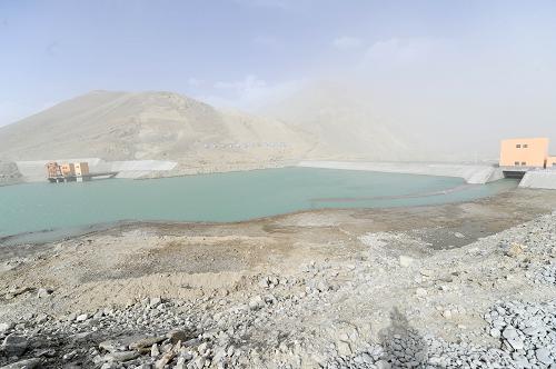 新疆盖孜河1库5级梯级水电站建设进展顺利