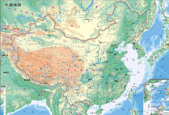 >> 3中国地形  中国地形是分为三个阶级吗答:我国陆地地势划分为三级
