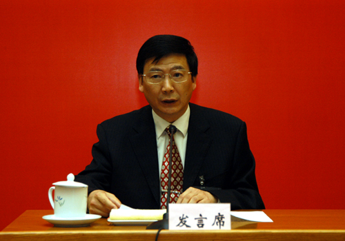 广西壮族自治区人民政府副主席吴恒发言