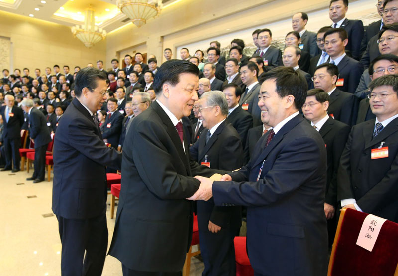 3月23日，全国党建研究会第六次会员代表大会在北京召开。中共中央政治局常委、中央书记处书记刘云山会见与会代表并讲话。