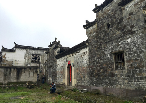 浙江丽水市松阳县山下阳村内的古建筑，这个村落初建于清乾隆年间（4月14日摄）。