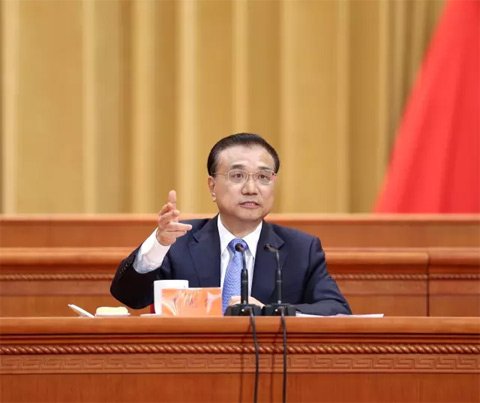 李克強(qiáng)總理講話(huà)。新華社 龐興雷 攝