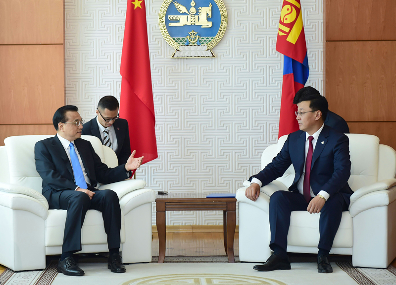 李克强总理访问蒙古国精选图集
