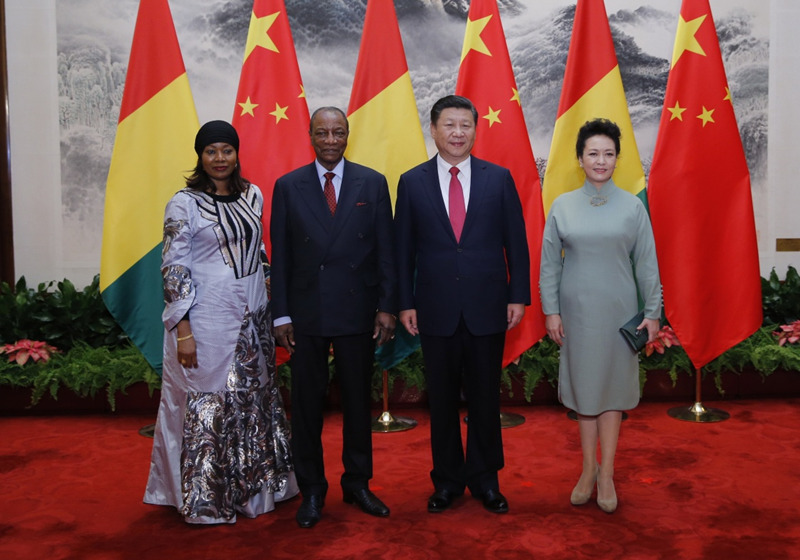 习近平同几内亚总统孔戴举行会谈 两国元首决