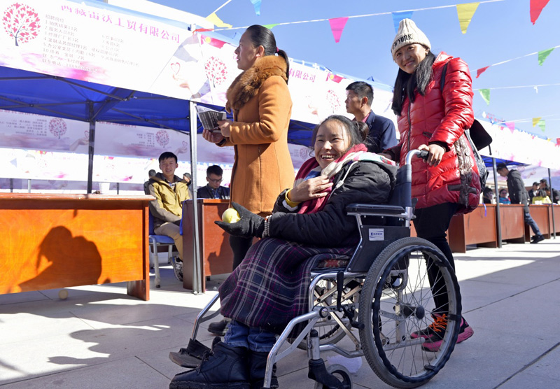 西藏举行残疾人专场招聘会_图片新闻_中国政