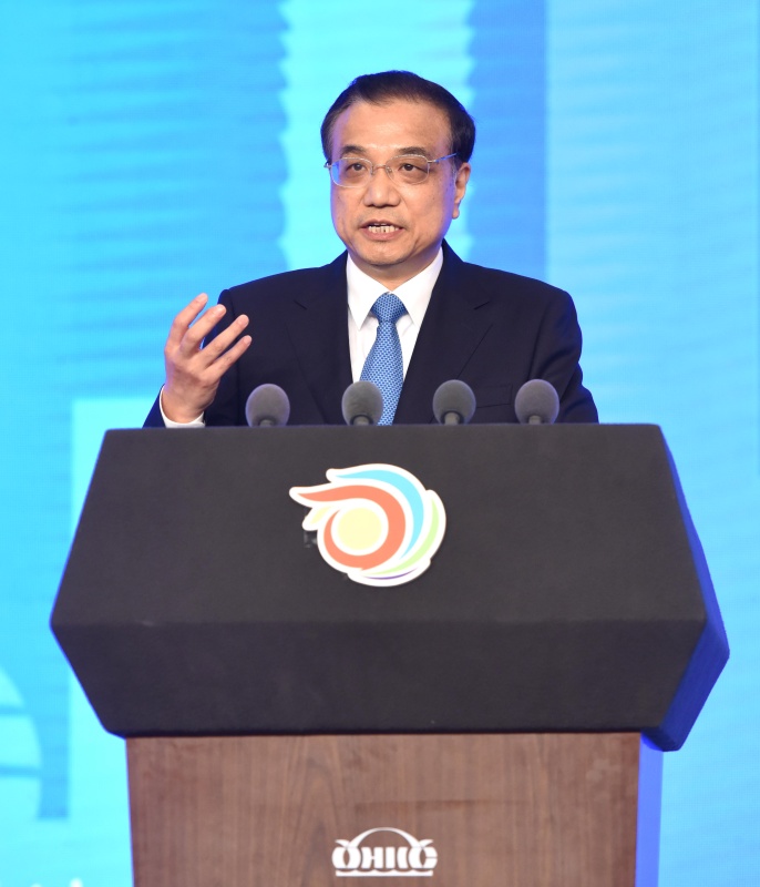 中国国务院总理李克强在上海国际会议中心出席第九届全球健康促进大会开幕式并致辞。